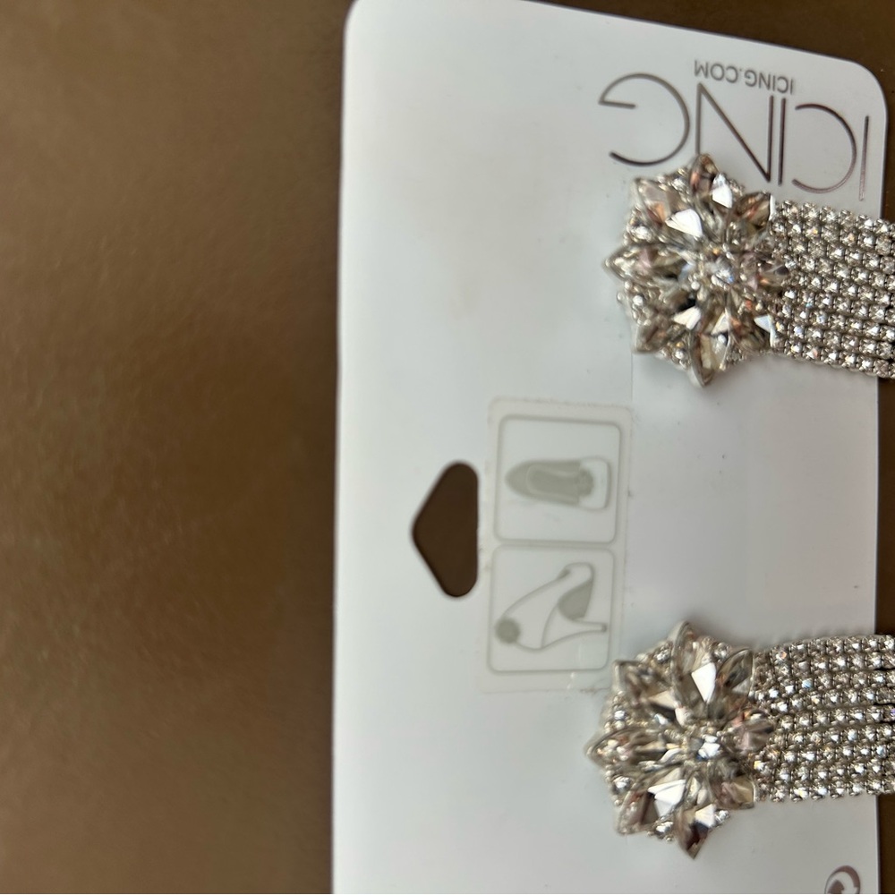 Crystal Rhinestone Shoe Clips - Picture 6 of 9